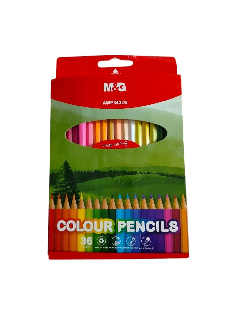 الوان خشب 36 لون M&G