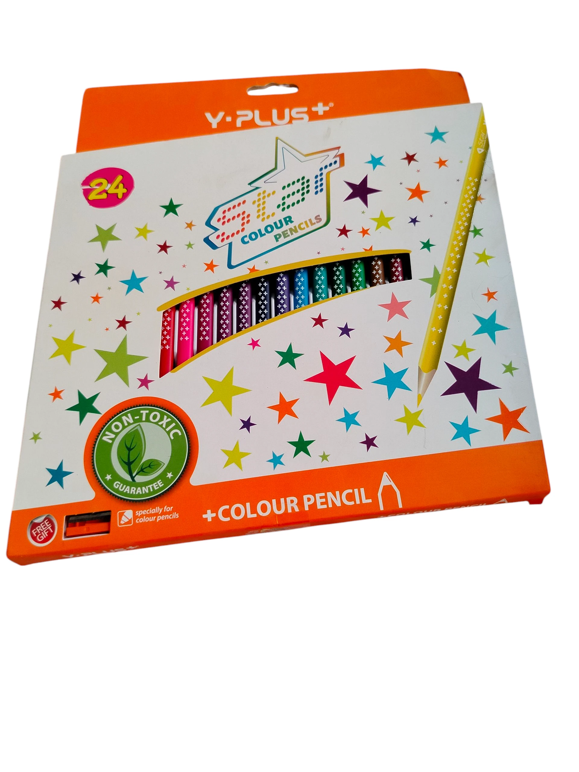 الوان خشيب واي بلص 24لون طويل +برايه