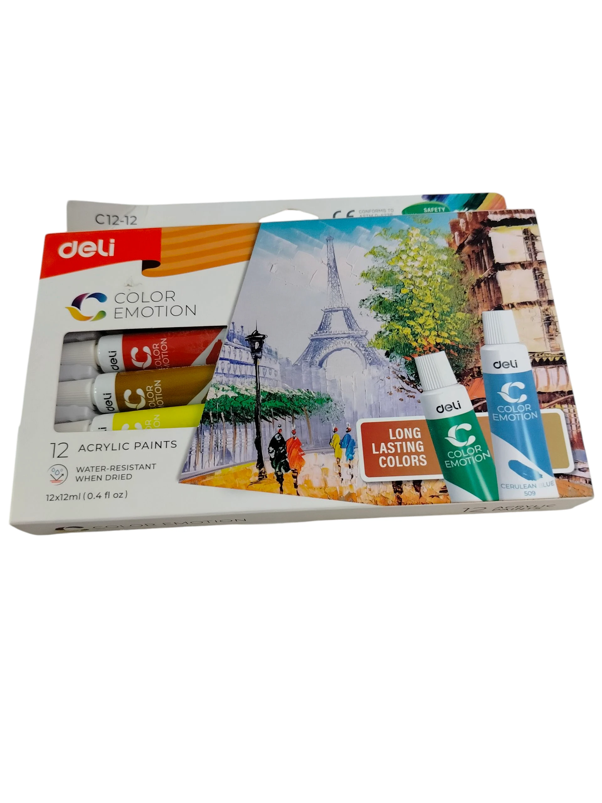 الوان اكريلك ديلي  انبوبه 12 لون