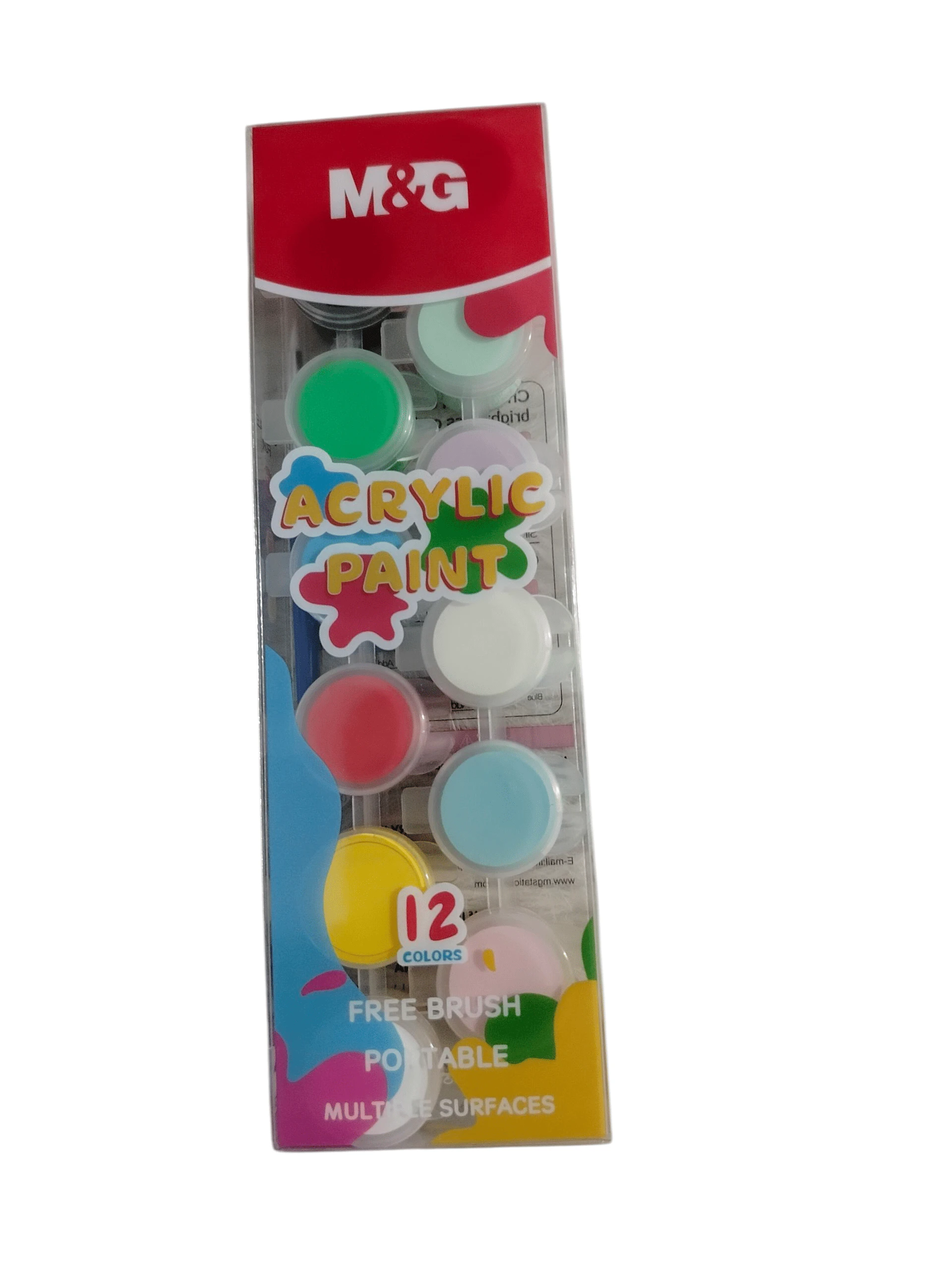 الوان اكريلك انابيب 12 لون 4مم APL976R2 --180